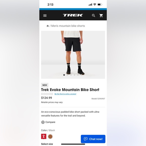 Trek Evoke Mountain Bike Shorts - Picture 7 of 7